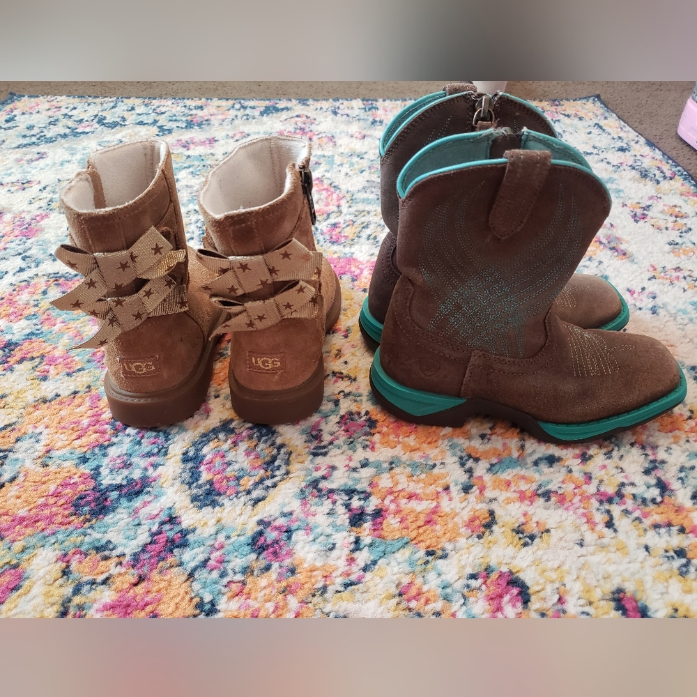 Ariat and UGG boots Toddler size 9